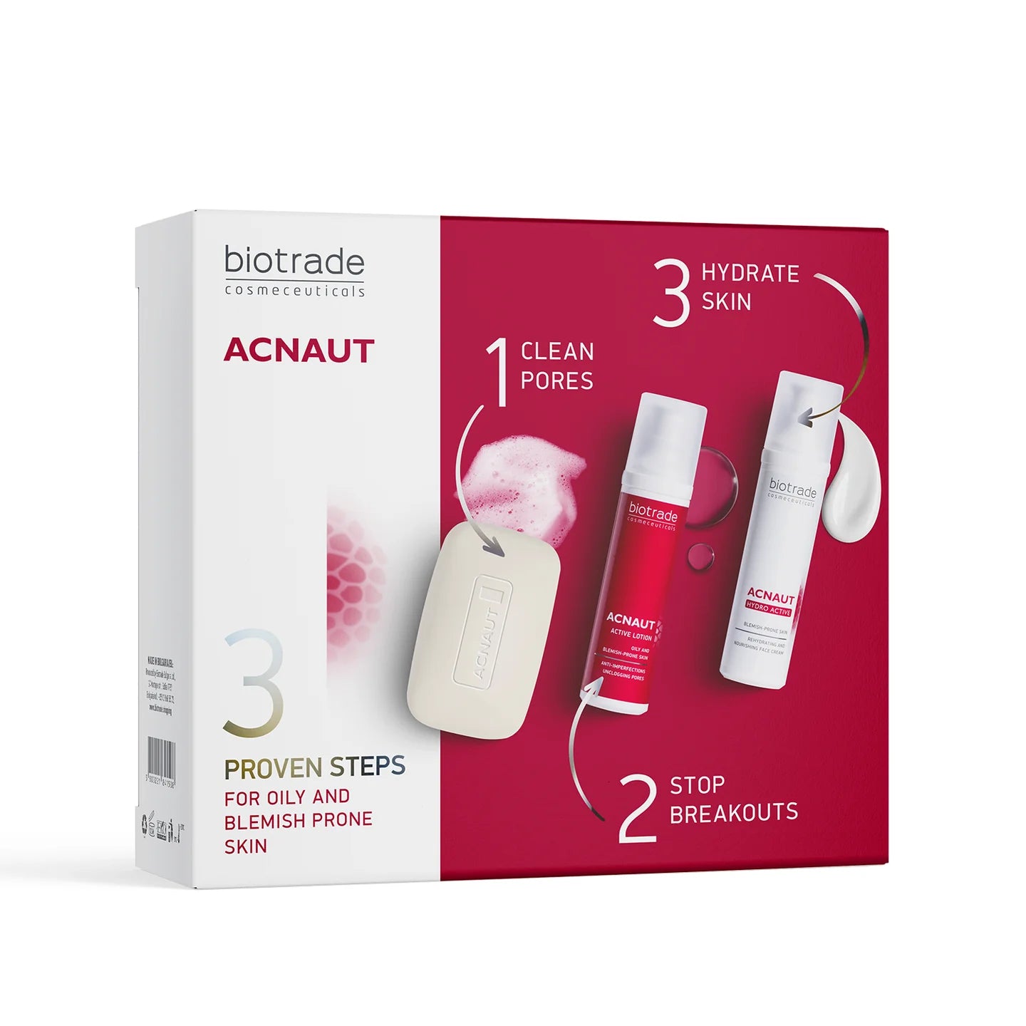 Acnaut 3 Steps Against Acne Box – Biotrade